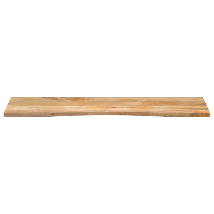 Blat birou cu decupaj curbat 160x50x2,5cm lemn masiv mango brut - WALTI WALTI