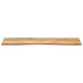 Blat birou cu decupaj curbat 160x50x2,5cm lemn masiv mango brut - WALTI WALTI