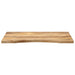 Blat birou cu decupaj curbat 80x60x2,5 cm lemn masiv mango brut - WALTI WALTI