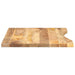 Blat birou cu decupaj curbat 100x60x2,5 cm lemn masiv mango - WALTI WALTI