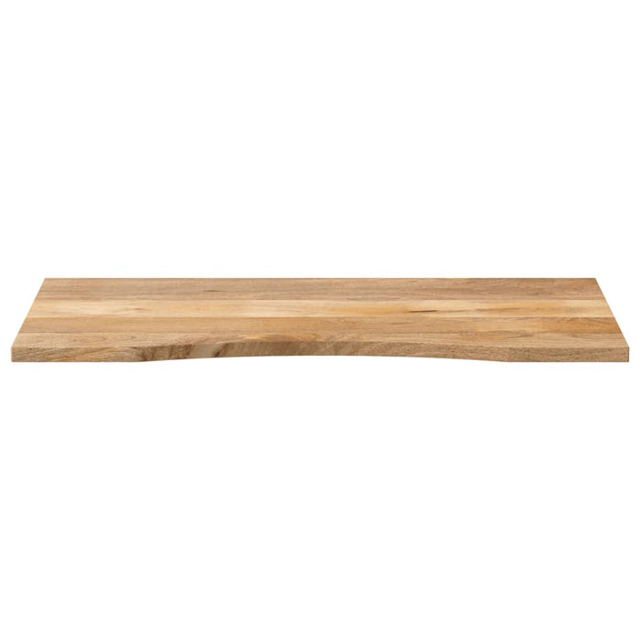 Blat birou cu decupaj curbat 110x60x2,5cm lemn masiv mango brut - WALTI WALTI