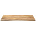 Blat birou cu decupaj curbat 100x80x2,5cm lemn masiv mango brut - WALTI WALTI
