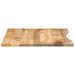 Blat birou cu decupaj curbat 100x80x2,5cm lemn masiv mango brut - WALTI WALTI