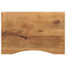Blat birou cu decupaj curbat 80x50x2,5 cm lemn masiv mango brut - WALTI WALTI
