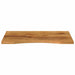 Blat birou cu decupaj curbat 90x50x2,5 cm lemn masiv mango brut - WALTI WALTI