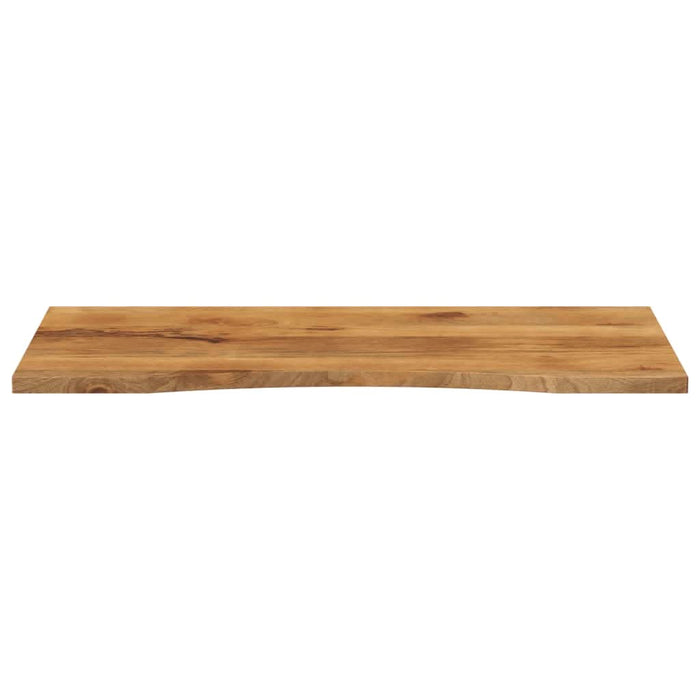 Blat birou cu decupaj curbat 110x50x2,5cm lemn masiv mango brut - WALTI WALTI