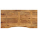 Blat birou cu decupaj curbat 110x50x2,5cm lemn masiv mango brut - WALTI WALTI