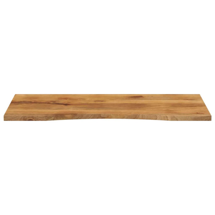 Blat birou cu decupaj curbat 120x50x2,5cm lemn masiv mango brut - WALTI WALTI