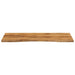 Blat birou cu decupaj curbat 120x50x2,5cm lemn masiv mango brut - WALTI WALTI