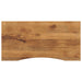 Blat birou cu decupaj curbat 140x50x2,5cm lemn masiv mango brut - WALTI WALTI