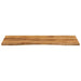 Blat birou cu decupaj curbat 140x50x2,5cm lemn masiv mango brut - WALTI WALTI