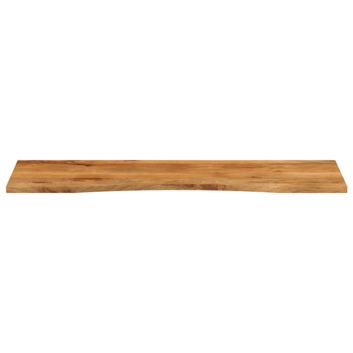 Blat birou cu decupaj curbat 160x50x2,5cm lemn masiv mango brut - WALTI WALTI