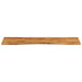 Blat birou cu decupaj curbat 160x50x2,5cm lemn masiv mango brut - WALTI WALTI