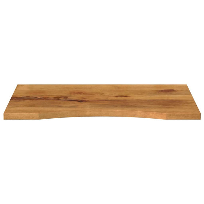 Blat birou cu decupaj curbat 100x60x2,5 cm lemn masiv mango - WALTI WALTI