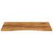 Blat birou cu decupaj curbat 100x60x2,5 cm lemn masiv mango - WALTI WALTI