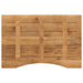 Blat birou cu decupaj curbat 100x60x2,5 cm lemn masiv mango - WALTI WALTI