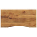 Blat birou cu decupaj curbat 110x60x2,5cm lemn masiv mango brut - WALTI WALTI