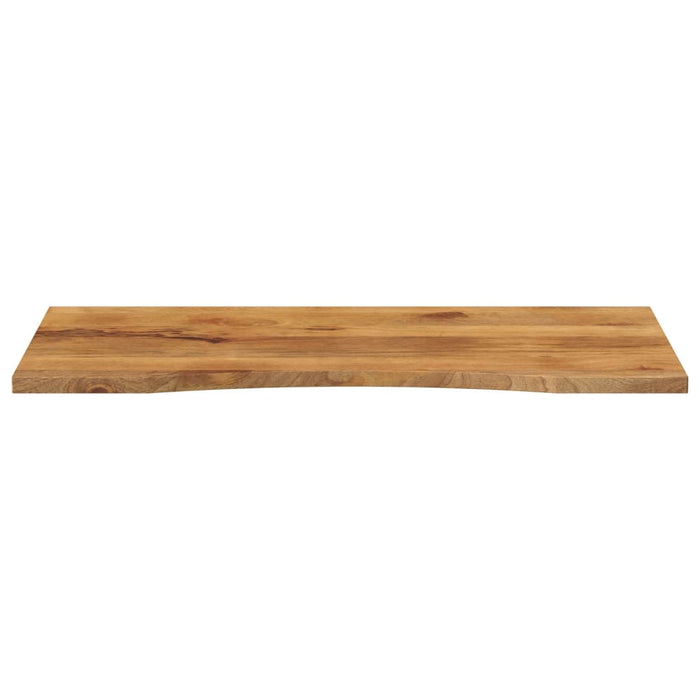 Blat birou cu decupaj curbat 110x60x2,5cm lemn masiv mango brut - WALTI WALTI