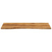 Blat birou cu decupaj curbat 110x60x2,5cm lemn masiv mango brut - WALTI WALTI