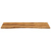 Blat birou cu decupaj curbat 120x60x2,5 cm lemn masiv mango - WALTI WALTI