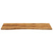 Blat birou cu decupaj curbat 140x60x2,5cm lemn masiv mango brut - WALTI WALTI
