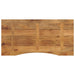 Blat birou cu decupaj curbat 140x60x2,5cm lemn masiv mango brut - WALTI WALTI