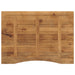 Blat birou cu decupaj curbat 100x80x2,5cm lemn masiv mango brut - WALTI WALTI