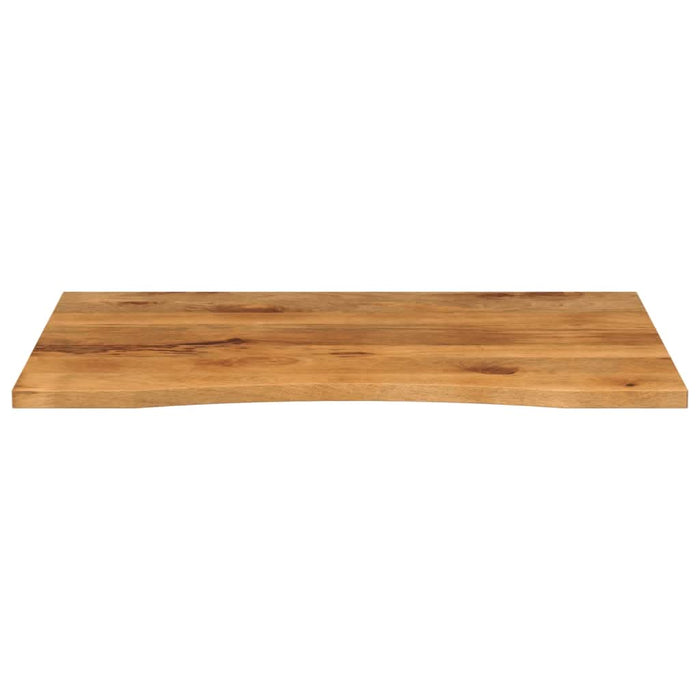 Blat birou cu decupaj curbat 110x80x2,5cm lemn masiv mango brut - WALTI WALTI