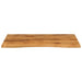 Blat birou cu decupaj curbat 110x80x2,5cm lemn masiv mango brut - WALTI WALTI