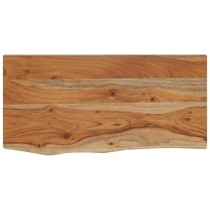 Raft perete 40x20x2,5 cm dreptunghiular lemn acacia margine vie - WALTI WALTI