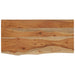 Raft perete 40x20x2,5 cm dreptunghiular lemn acacia margine vie - WALTI WALTI