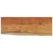 Raft perete 50x20x2,5 cm dreptunghiular lemn acacia margine vie - WALTI WALTI