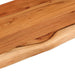 Raft perete 60x20x2,5 cm dreptunghiular lemn acacia margine vie - WALTI WALTI
