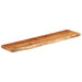 Raft perete 80x20x2,5 cm dreptunghiular lemn acacia margine vie - WALTI WALTI