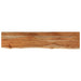Raft perete 90x20x2,5 cm dreptunghiular lemn acacia margine vie - WALTI WALTI