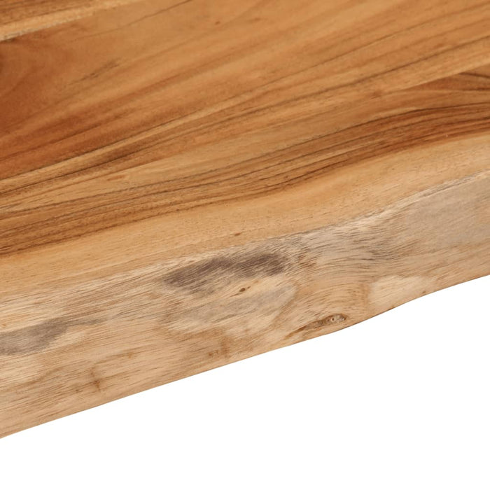 Raft perete 40x30x2,5 cm dreptunghiular lemn acacia margine vie - WALTI WALTI