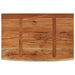 Raft perete 50x30x2,5 cm dreptunghiular lemn acacia margine vie - WALTI WALTI