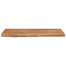 Raft perete 60x30x2,5 cm dreptunghiular lemn acacia margine vie - WALTI WALTI
