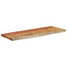 Raft perete 80x30x2,5 cm dreptunghiular lemn acacia margine vie - WALTI WALTI