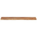 Blat masă 140x30x2,5 cm dreptunghiular lemn acacia margine vie - WALTI WALTI