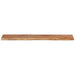 Blat masă 180x30x2,5 cm dreptunghiular lemn acacia margine vie - WALTI WALTI