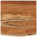 Raft perete 40x40x2,5 cm pătrat lemn masiv acacia margine vie - WALTI WALTI
