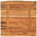Raft perete 40x40x2,5 cm pătrat lemn masiv acacia margine vie - WALTI WALTI