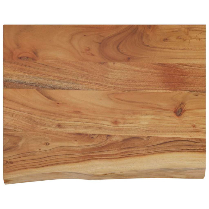 Raft perete 50x40x2,5 cm dreptunghiular lemn acacia margine vie - WALTI WALTI