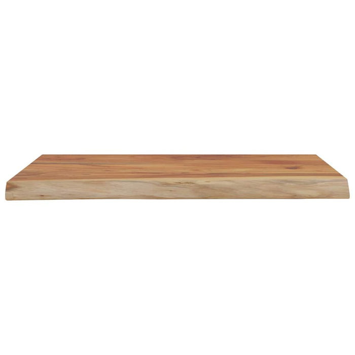 Raft perete 50x40x2,5 cm dreptunghiular lemn acacia margine vie - WALTI WALTI