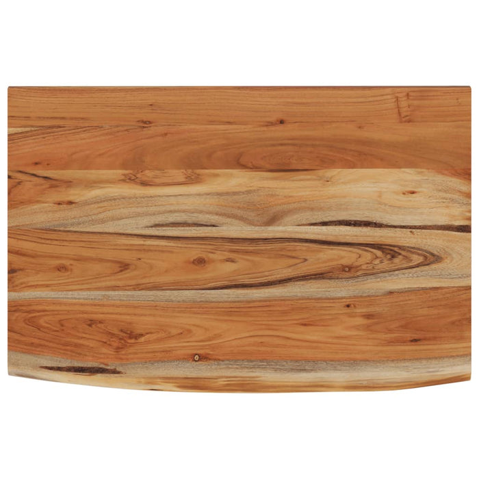 Raft perete 60x40x2,5 cm dreptunghiular lemn acacia margine vie - WALTI WALTI