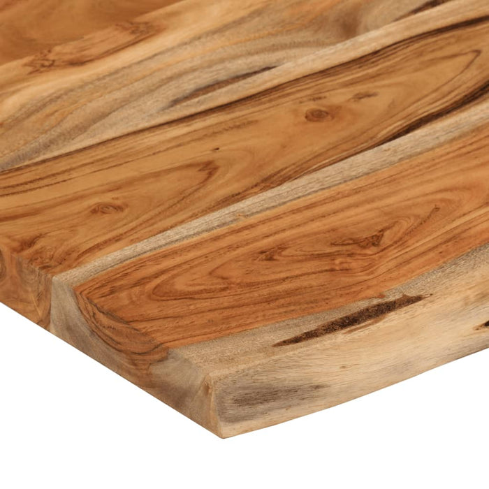 Raft perete 60x40x2,5 cm dreptunghiular lemn acacia margine vie - WALTI WALTI