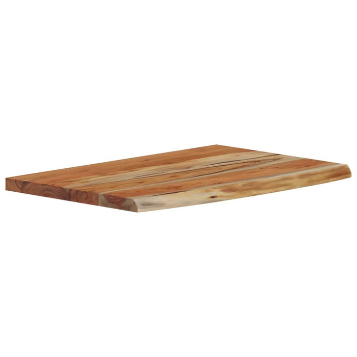 Raft perete 70x40x2,5 cm dreptunghiular lemn acacia margine vie - WALTI WALTI