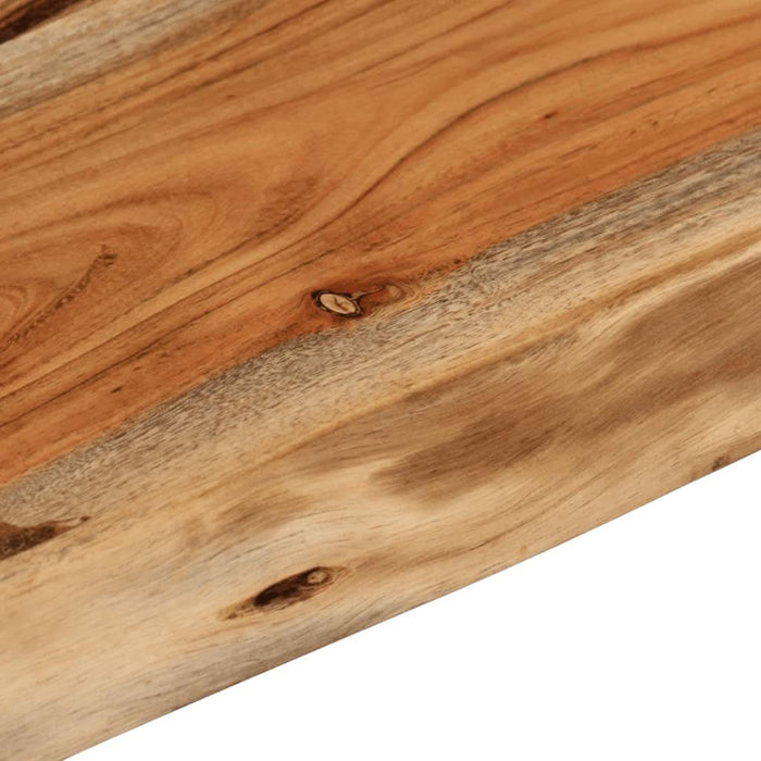 Raft perete 70x40x2,5 cm dreptunghiular lemn acacia margine vie - WALTI WALTI