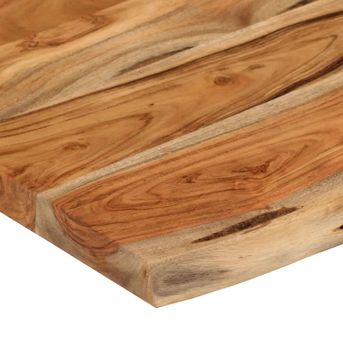 Raft perete 70x40x2,5 cm dreptunghiular lemn acacia margine vie - WALTI WALTI